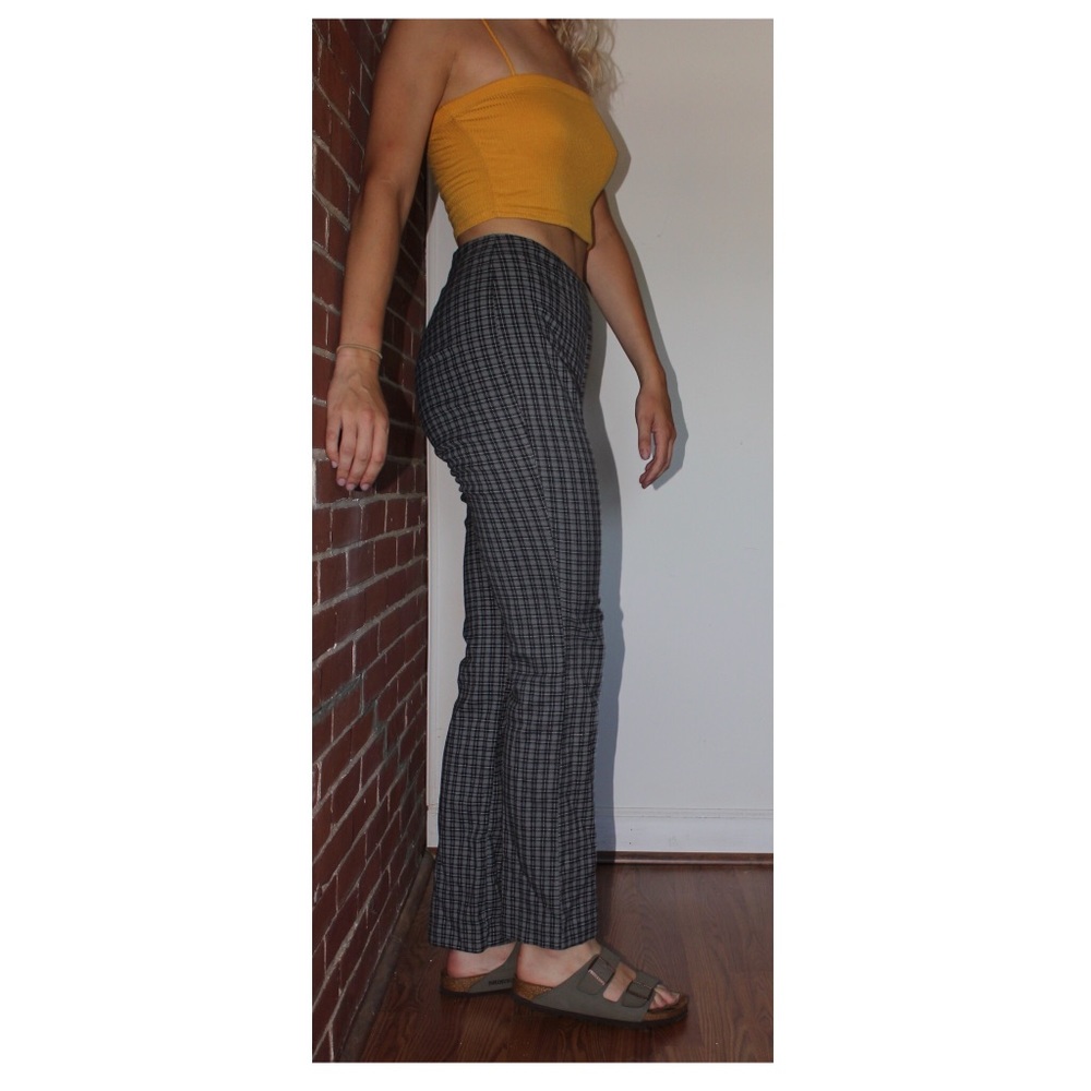 ❌SOLD❌ Vintage style plaid pants with back zipper